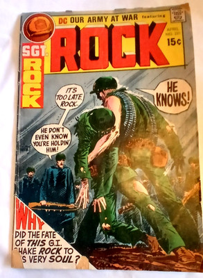 Sargent Rock Comic Book April No. 231 15 cents, fading/small tears see photos