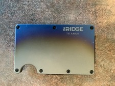 The Ridge Mens Wallet with Money Clip - Burnt...