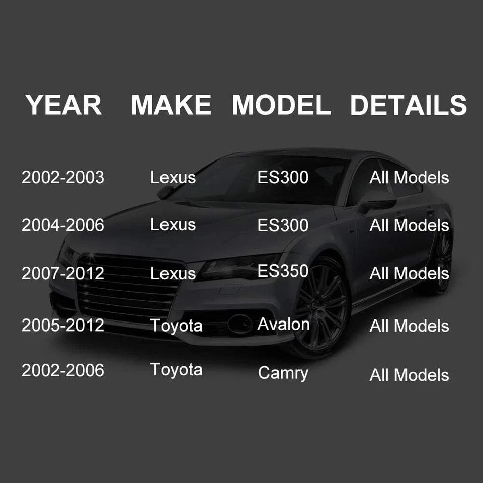 Conjunto de cremallera y piñón de dirección asistida para Toyota Camry Lexus ES350 2007-2012 Foto 3 de 4