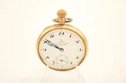 Vintage Omega Rolled Gold Open Face Pocket Watch Hand-Wind SPARES/REPAIRS