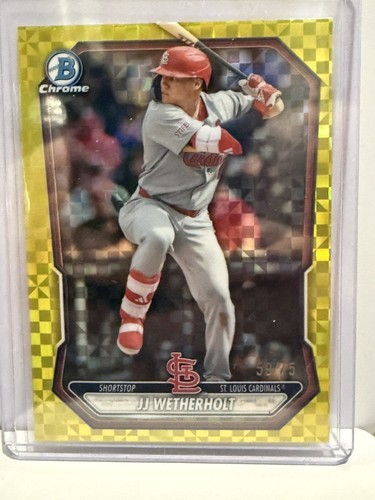 JJ Wetherholt [X-Fractor] #BCP-115 2026 Bowman Chrome Prospect card