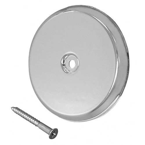 JONES STEPHENS C94005 Cleanout Cover Plate 5-1/4" Plastic Polished Chrome - Picture 1 of 8