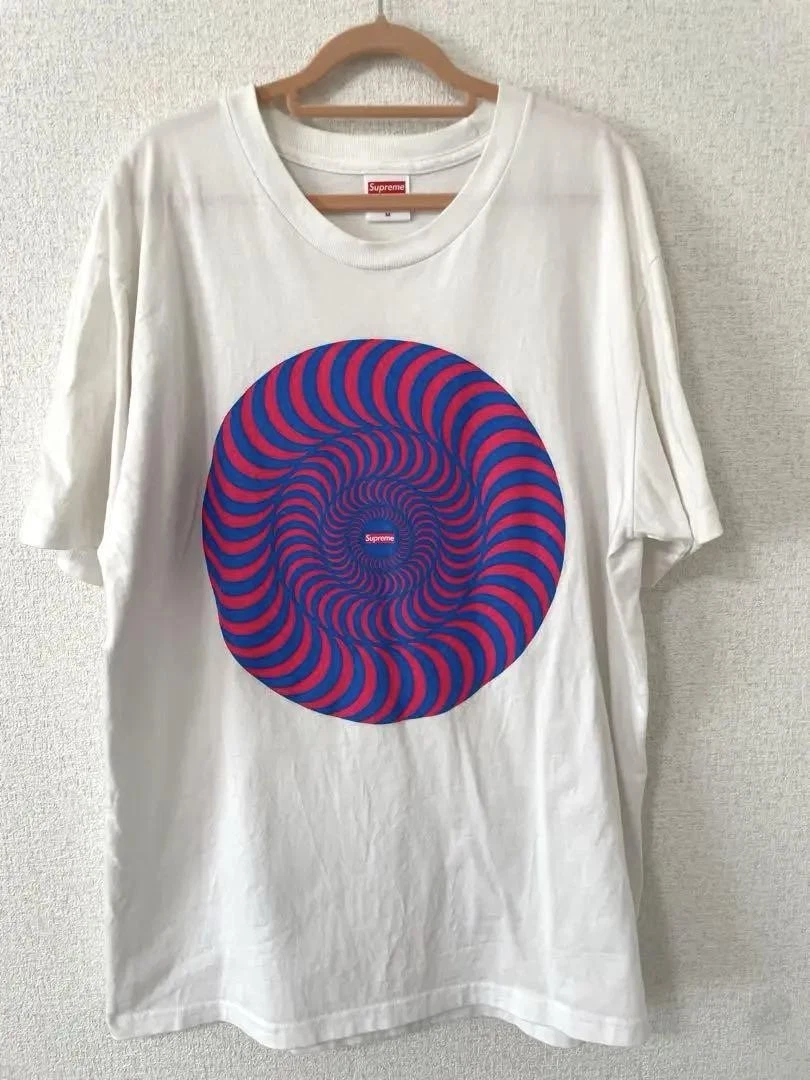 Supreme Homme M Spitfire Classic Swirl Blanc Rose Iconic Streetwear Rare Limitée