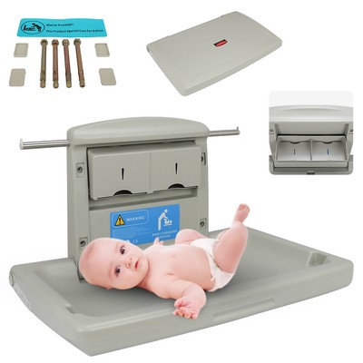 wall mounted fold down changing table