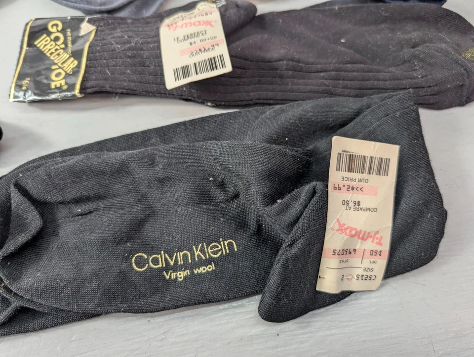 Lote de 8 calcetines de vestir para hombre colores surtidos talla 10-13 Dadcore informales oficina Foto 2 de 4