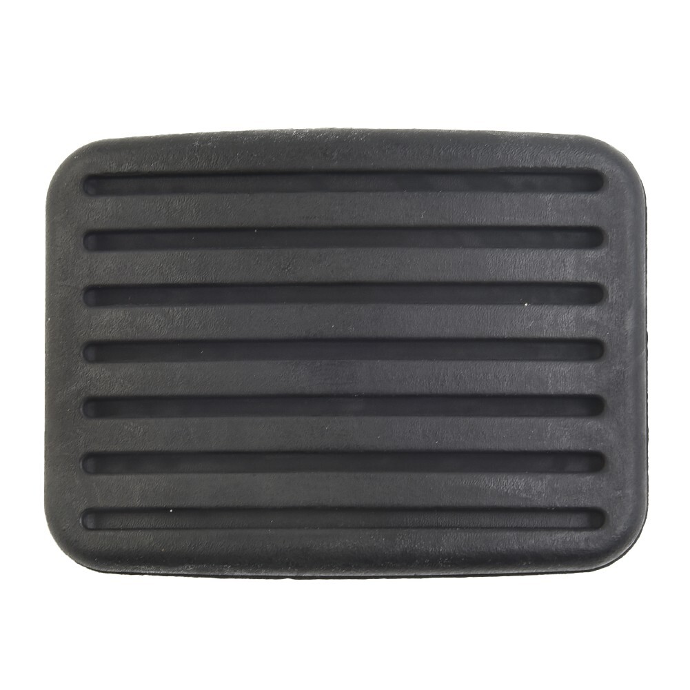 Brake & Clutch Pedal Pads Cover - Black Rubber Set For Jeep Wrangler YJ TJ Cherokee XJ (2-Pack) 3 thumbnail image