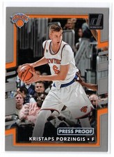 17-18 Donruss Base Press Proof Silver #98 - Kristaps Porzingis ##/299 - New York