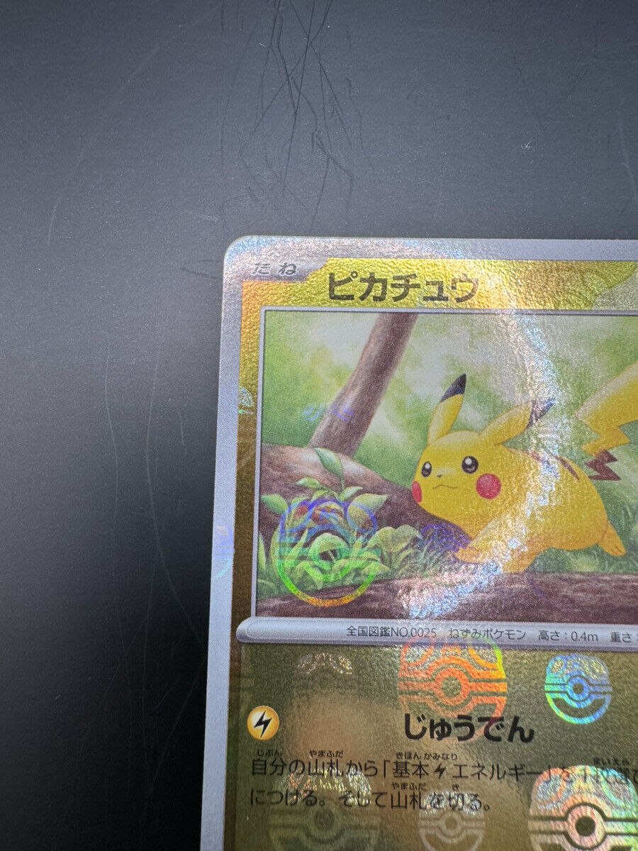 Pikachu 025/165 Master Ball AR sv2a Pokemon Card 151 TCG Pikachu 025/165 Master Ball AR sv2a Pokemon Card 151 TCG