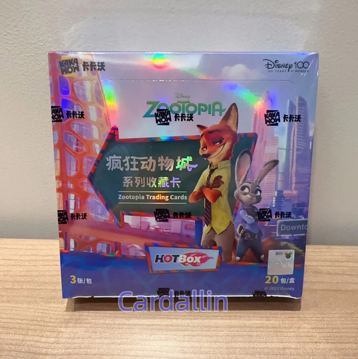 2023 Kakawow Disney 100 Zootopia Trading Cards Hot Box Sealed New