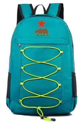 Nor Cal Foldable Backpack - Blue | eBay