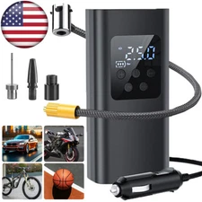 Air Moto Air Pump Tire Inflator Portable Air Compressor Air Pump for Car Bike US