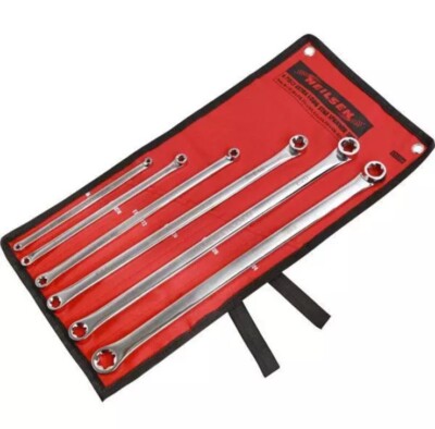 6 Stck. EXTRA LANGE REICHWEITE E TORX BUCHSE STERNSCHLÜSSEL/SCHLÜSSEL SET E6 - E24 Ring in Rolle