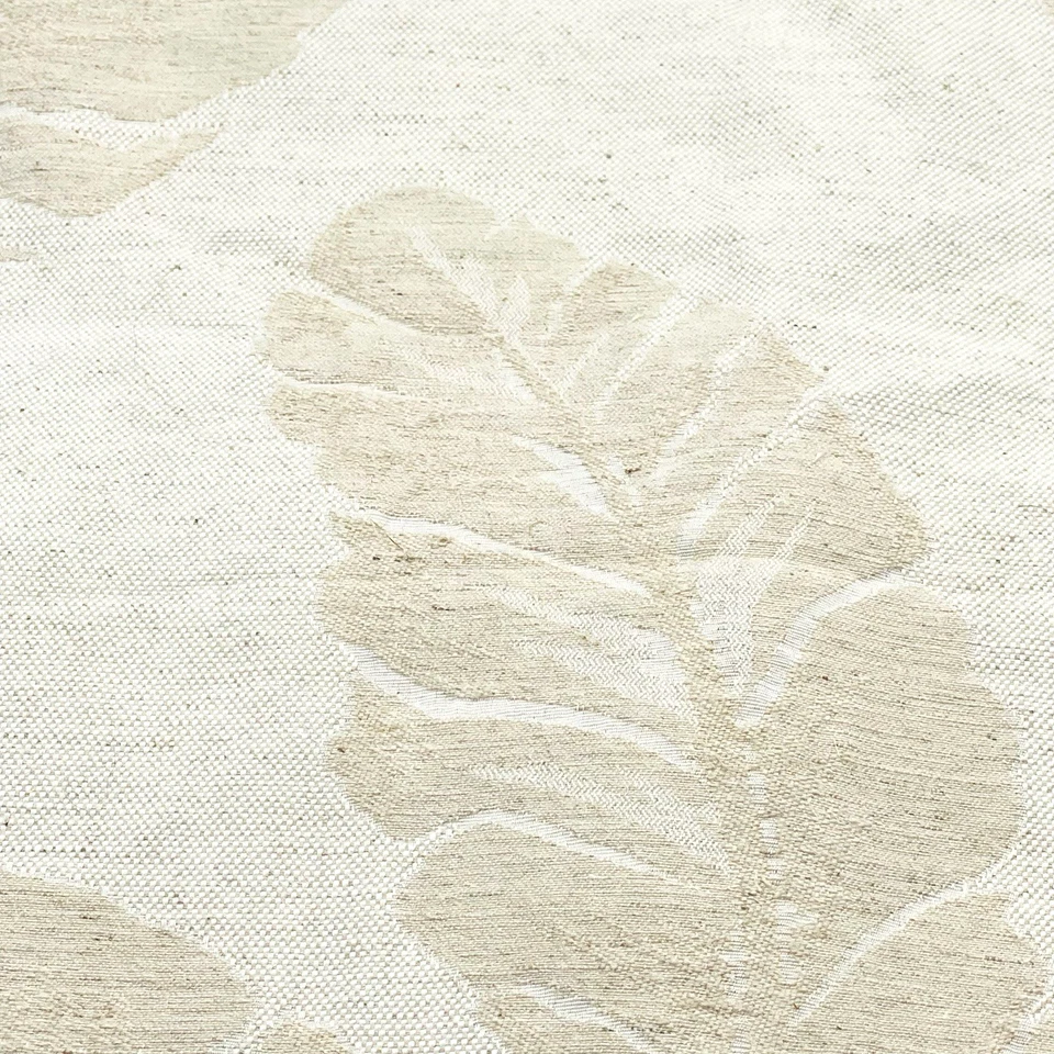 棉亚麻织物中等重量天然灰褐色和棕褐色 56 英寸 x 4 码 — 第 3/4 张图片