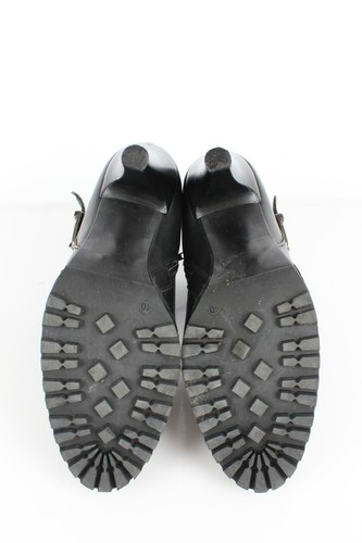 MINELLI Bottines Boots à boucles cuir noir T 40 Très bon état - Photo 9 sur 10