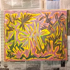 Drawing 11X14" Oil Pastel on Paper