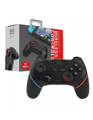 Manette de jeu - GENERIQ - Manette Switch Vibrante Sans Fil - Bluetooth - Noir - Compatible PC, Android, Linux - Informatique