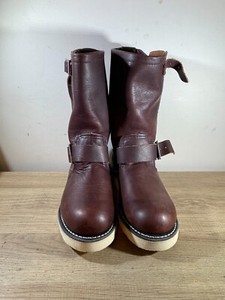 Bottes Red Wing Engineer 2970 Marron Cuir Taille US8D - Neuf Avec Boîte, Tige 11 Pouces