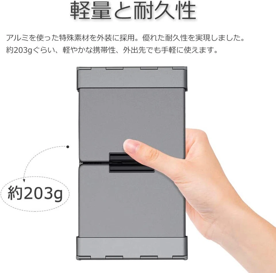 iClever Keyboard Folding Bluetooth usb Touchpad IC-BK08 Black From Japan - Image 2 of 4