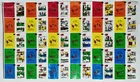 WOODY WOODPECKER Unique ORIG Uncut Sheet BUBBLE GUM Stani WRAPPER +STICKERS 1989