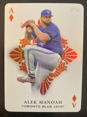 2023 Topps Series 1 Alek Manoah #AA-19 All Aces Insert Card Blue