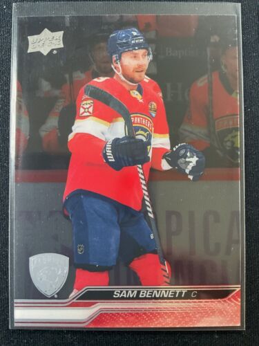 Sam Bennett 2023-24 Upper Deck Series 1 Clear Cut Parallel Card #80