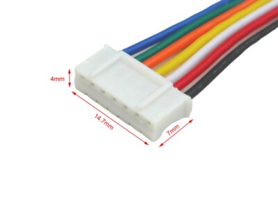 7 Pin Connector JST-PH 2.0mm Housing Wire Header 30cm Circuit