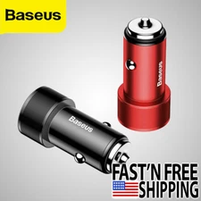 Baseus 36W Dual USB PD Quick Charge QC 3.0 Car Charger For Phone