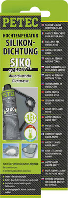 Petec Silicone Sealant Black 70ml Sb Card