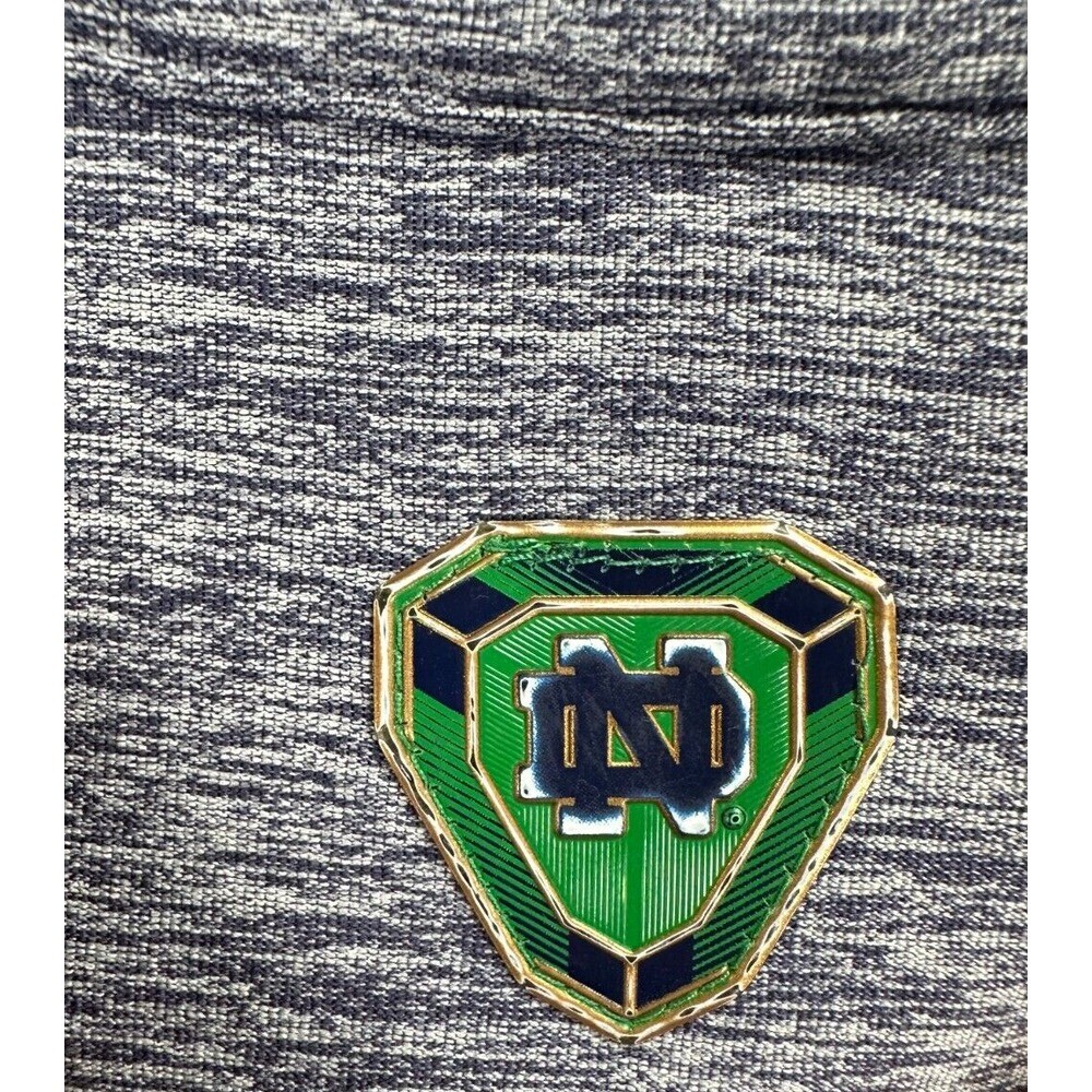 Under Armour Heat Gear Polo Shirt Mens Medium Blue Irish Shamrock Series Golf