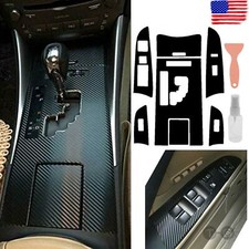 Carbon Fiber Gear Shift Box Panel Cover Trim For Lexus Is250 300 350 2006-2012