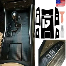 Carbon Fiber Gear Shift Box Panel Cover Trim For LEXUS IS250 300 350 2006-2012