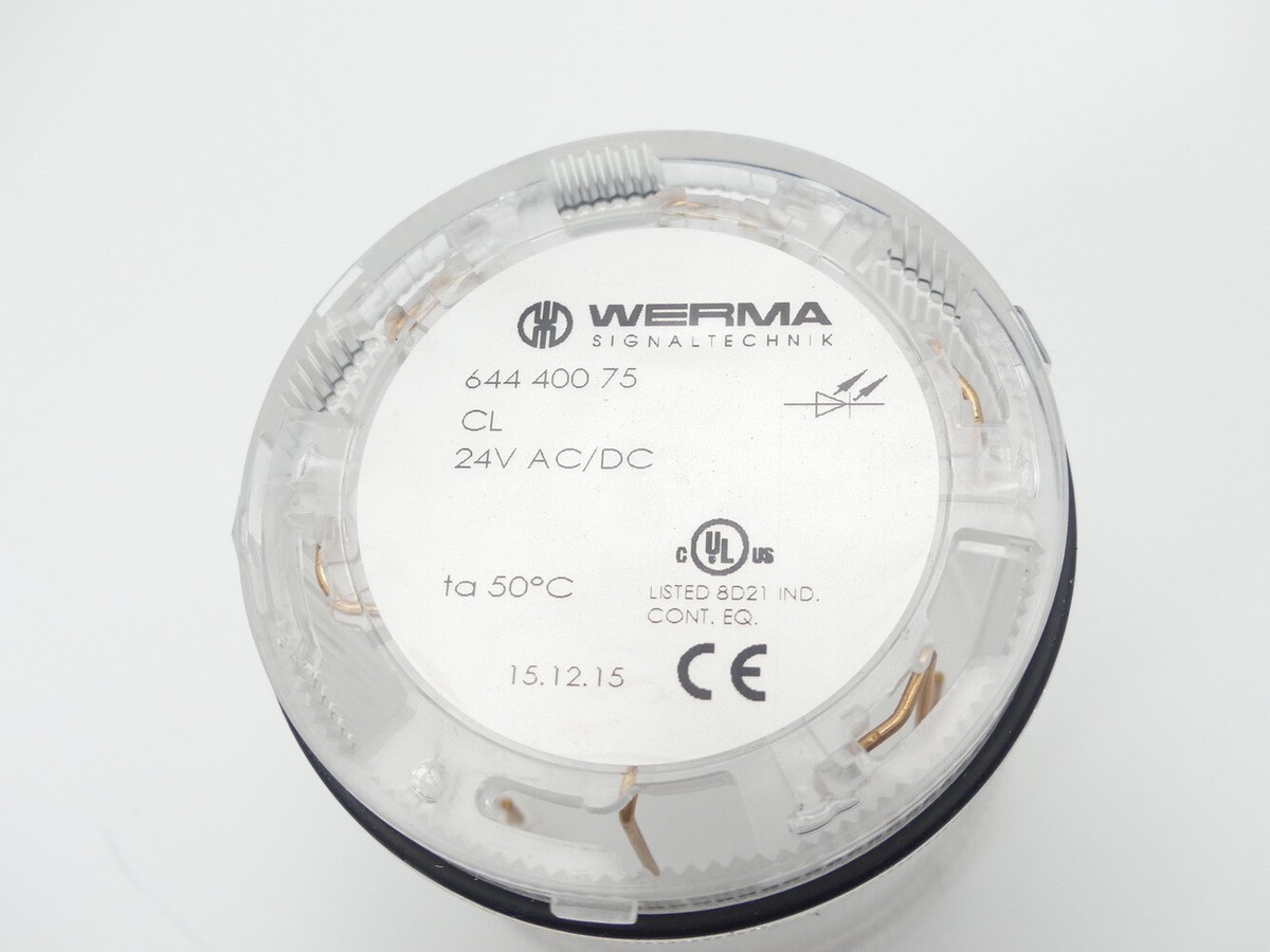 Élément D'éclairage LED Werma 644.400.75 24V AC/DC - Neuf Dans Son Emballage D'origine