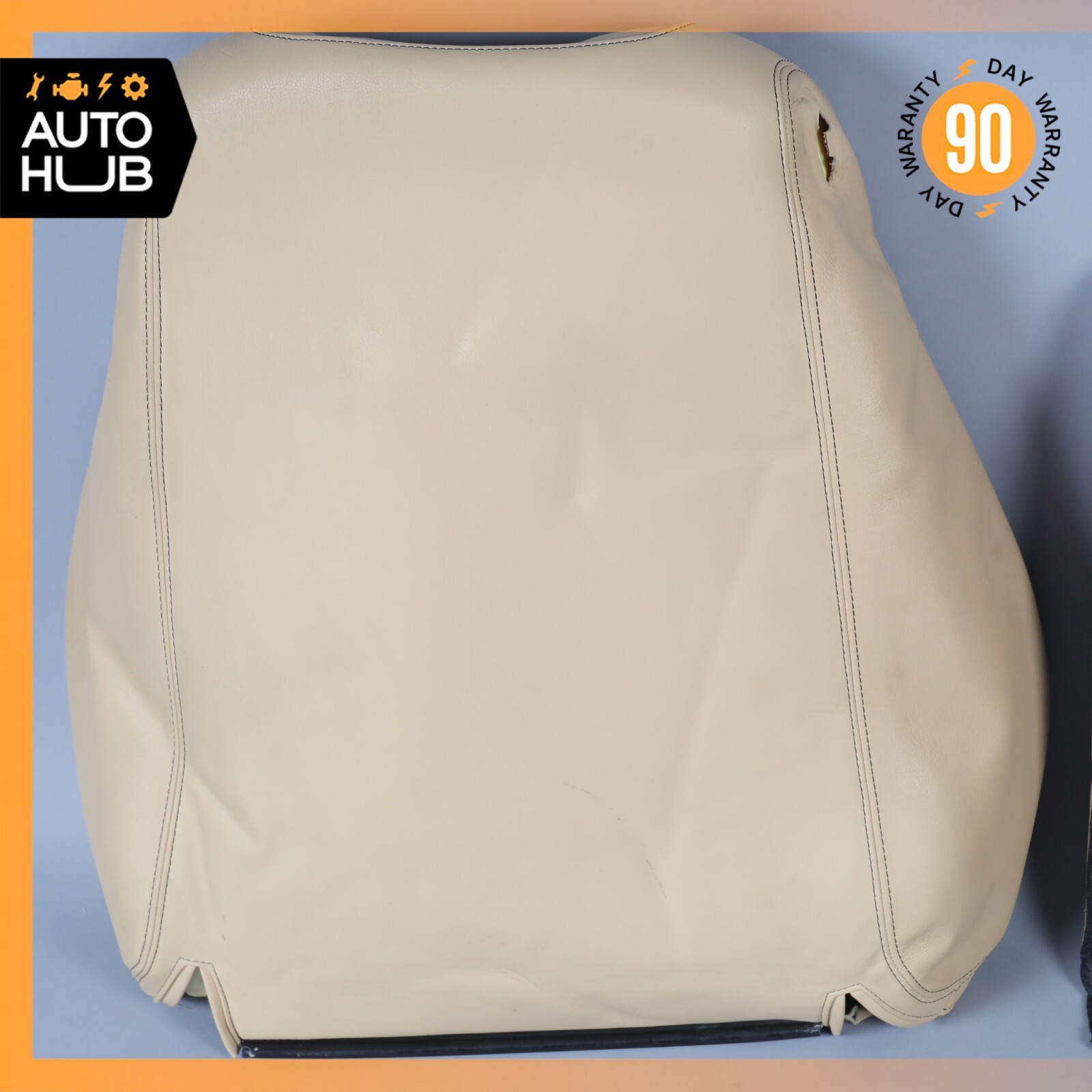 08-12 Maserati GranTurismo M145 Front Left Side Top Upper Seat Cushion Beige OEM