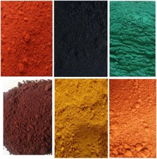 6 Pack 150G Mixed Colors Powdered Color for Concrete, Cement, Mortar, Grout - Bl