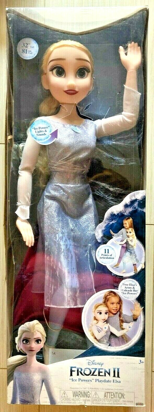 32 Inch Ice Powers Playdate Elsa Disney Frozen Ice Powers Playdate
