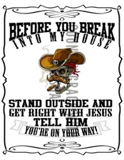 Sublimation Print Before You Break In My House Ready to Press Heat Transfer