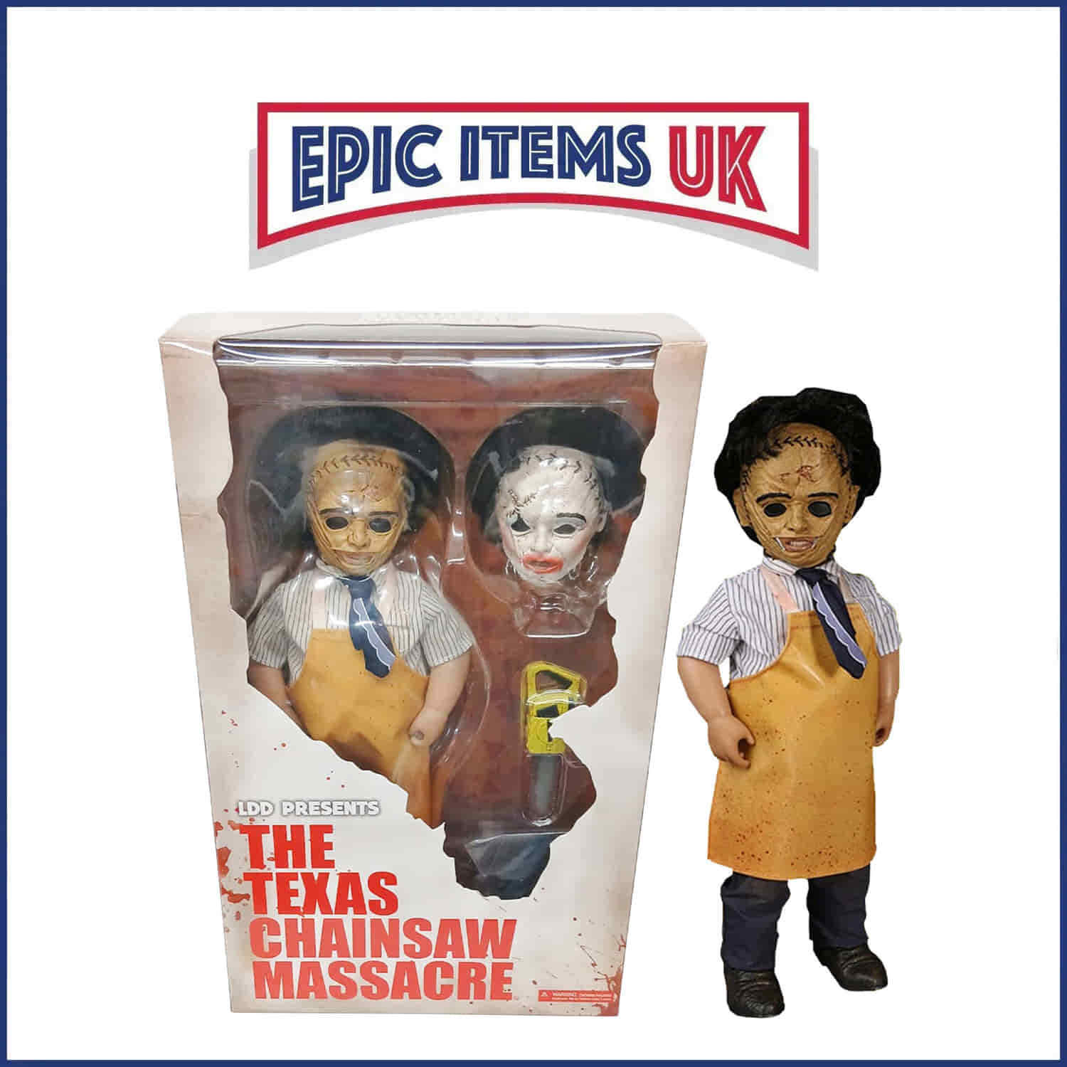 Mezco Living Dead Dolls Texas Chainsaw Massacre Leatherface Deluxe Edition - NEW