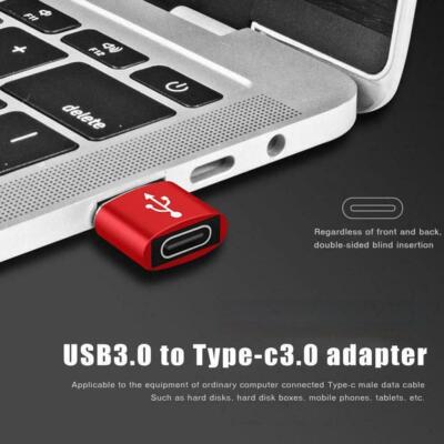 USB 3.0 Type A Male to USB 3.1 Type-C Female Adapter Converter Connector ыи   >е
