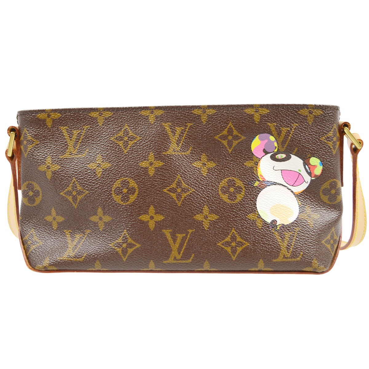 【PSA10】LOUISVUITTON PANDA AND AYA 009 C Louis Vuitton Monogram Panda Trotteur Shoulder Bag M51241 AR0094
