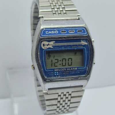 Casio Melody Alarm Chronograph 82 M-321 Digital Men's Vintage