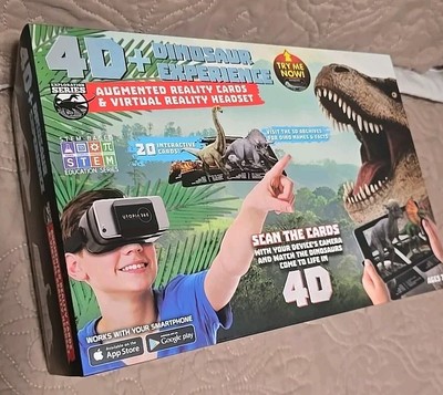 Dinosaur Experience 4D+ VR Headset & Augmented Reality Cards Utopia 360° 