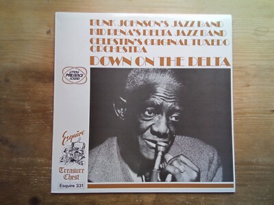 Down On The Delta Bunk Johnson Kid Rena Very Good+ Vinyl LP Record Album S331