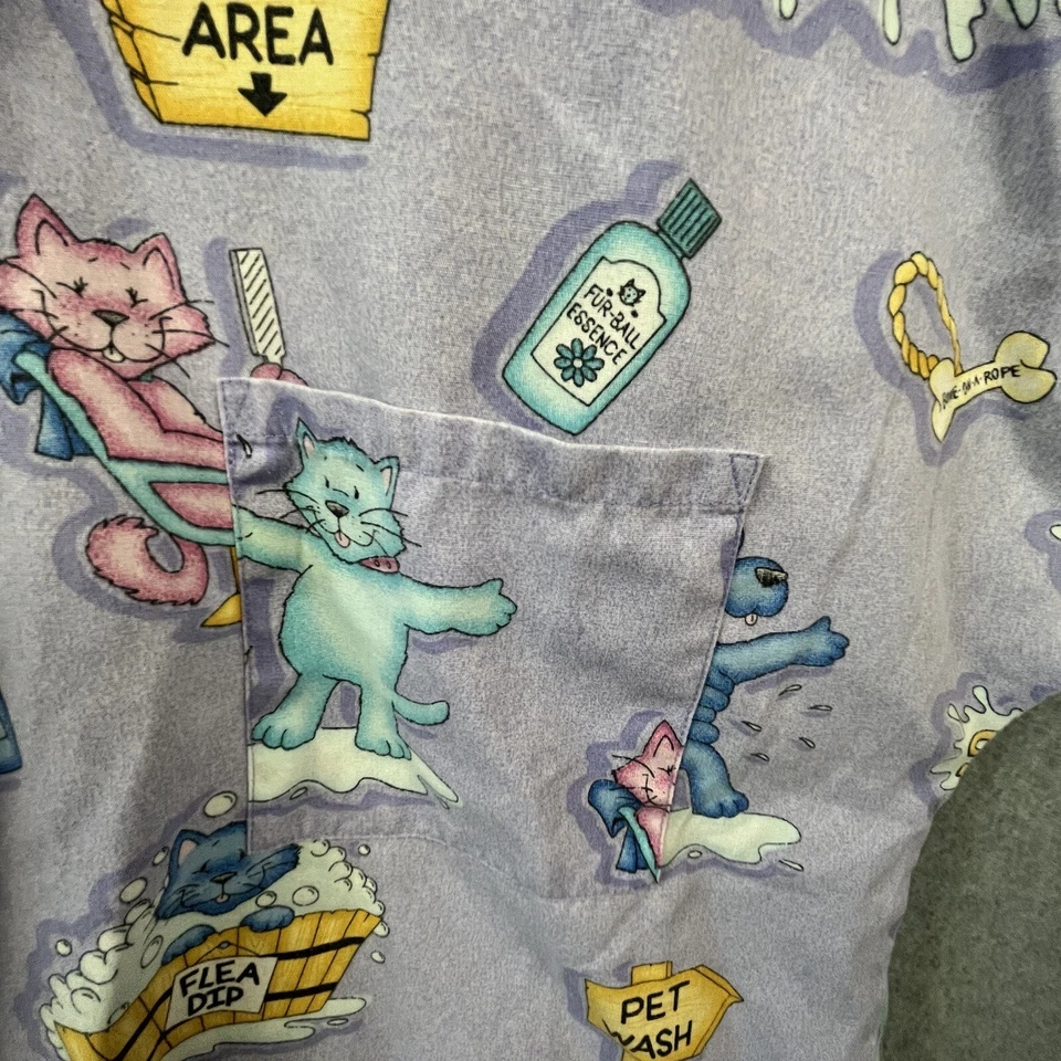 Simply Basis Scrubs Woman’s Small  Cats - Image 4 of 4