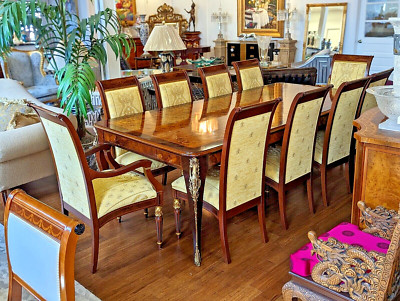 Italian dining set with 10 chairs | eBay