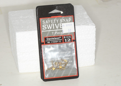 19 Packs Danielson Snelled Fishing Hooks - 17 #8, 1 ea. #4 & #6 & 2 Swivels - Picture 3 of 5