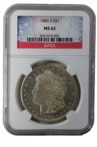 1880-CC $1 Morgan Dollar NGC MS63 (045PID) | eBay