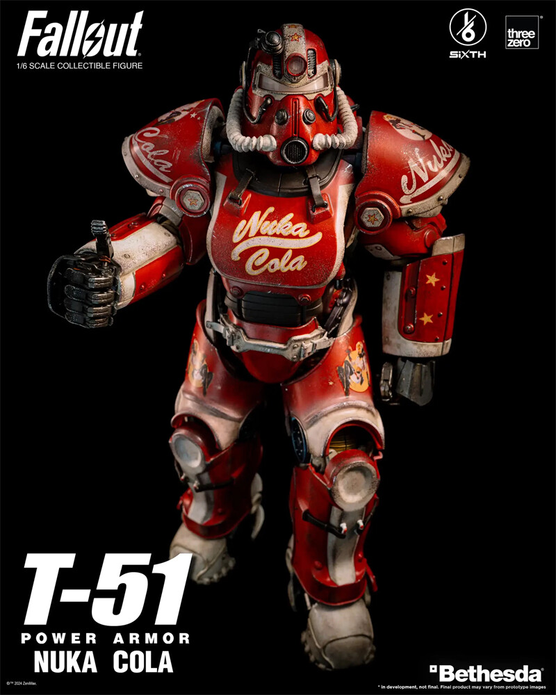 threezero 1/6 フォールアウト T-51 ヌカコーラ・パワーアーマー Threezero Fallout 1/6 T-51 Nuka Cola Power Armor Collectibles