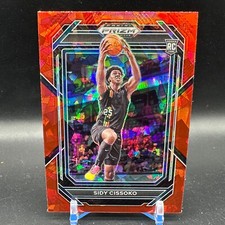 Sidy Cissoko Rookie Red Cracked Ice Prizm 2023 Panini Prizm Draft Picks RC #40