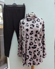 Carole Hochman Size Small Pyjamas Pjs Tunic & Legging Set New QVC