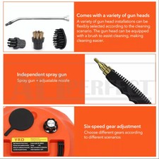 3800W Steam Cleaner Brush High Temperature Clean Pressure Steam Mechine AU Plug — image 6